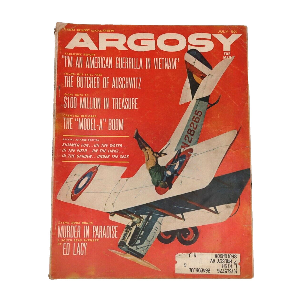 Argosy Magazine July 1962 Airplanes Vintage